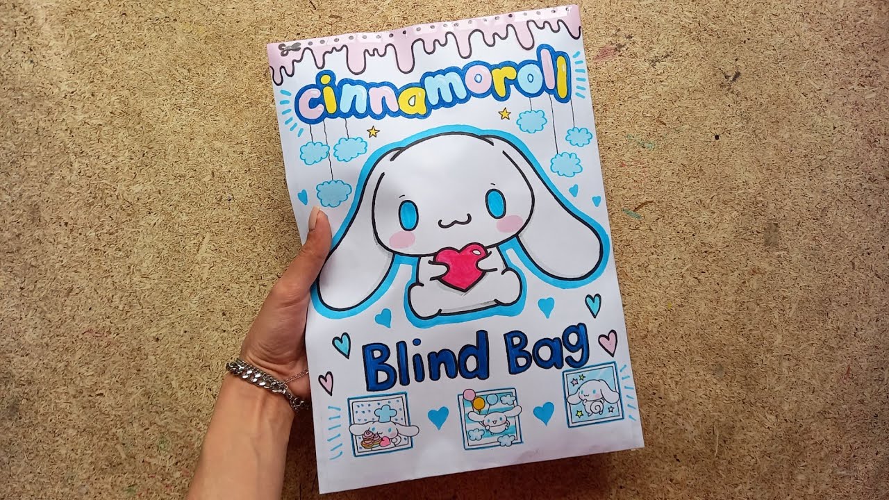 Blind Bag Paper 💖 Cinnamoroll 💙 ASMR / Satisfying Opening Blind Bag ...