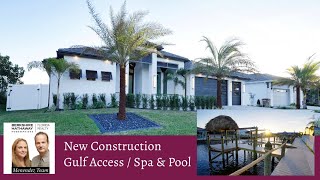 Gulf Access Luxury Waterfront Home in Cape Coral Florida