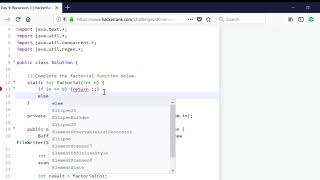 Day 9: Recursion 3 | HackerRank | JAVA