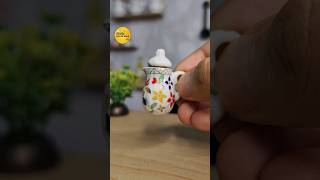 Miniature Tea pot set ☕ #miniaturekitchen #asmr