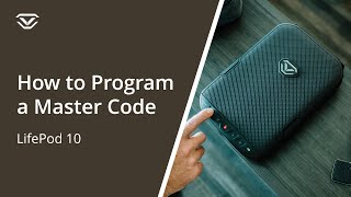 How to program a master code - LifePod 10
