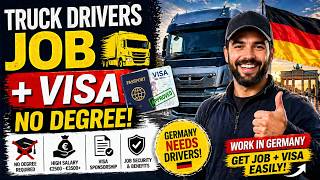 How to Get Truck Driver Jobs in Germany 🚛 | Salary, Visa & Requirements