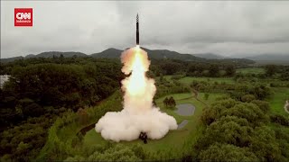 Momen Korea Utara Uji Coba Rudal Balistik Terbaru Hwangsong-18