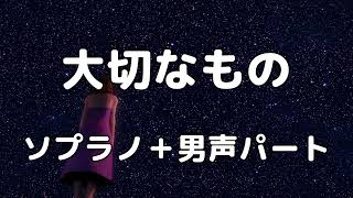 【合唱曲】大切なもの (混声三部合唱) /アルト無し 中学生の音楽2・3上 パート練習用【歌詞付き】