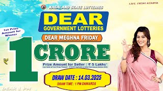 Lottery Live Dear 1 Pm 12 03 2025 Nagaland State Lottery Live Dear