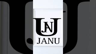 LoGo Name JANU👀💫 Comment your Name #logo #viral #trending #youtubeshorts #logodesign