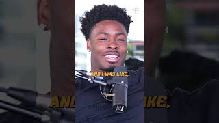 Malaki Starks on his first day at Georgia