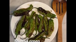 Stuffed green chili recipe ,bharwa hari mirchi recipe