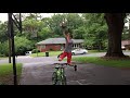 holdini davies jumping over my bike and dunking