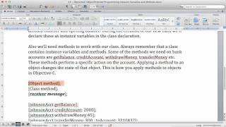 Objective C Tutorials 46 Instance Variables and Methods