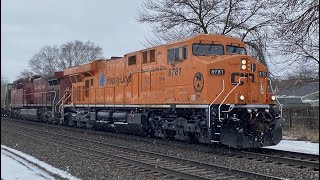 CP 8781 (Hapag Lloyd Saint John Express) Leading NS 66X! 2-3-23