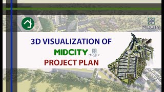 MidCity Housing Society 3D Visualization Model | Development and Infrastructure Plan
