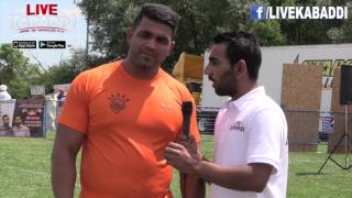 Gurpreet Burj Hari - talking about his background in Kabaddi