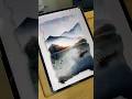 Procreate watercolor landscape tutorial #procreatebrushes #procreatetutorial