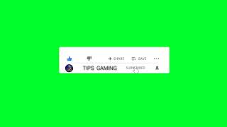 Sabse Top Subscribe Button animation Green Screen Videos || Gaming Tips Channel Hindi || Tips Gaming