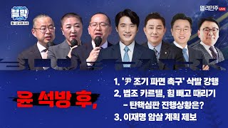 [🔵블팤] 윤 정부 이후, 시들어 가는 대한민국 탄핵만이 답이다!🎙김문수, 박홍배, 전진숙, 김병기, 이용우 출연 - 블루파크 2025.3.12