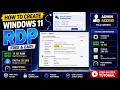 How to Create Windows RDP | 16 GB RAM | Full Setup Free & Easy Guide ✅