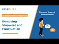 Stopword and Punctuation Removal with Python | NLTK | Text Preprocessing | DataMites