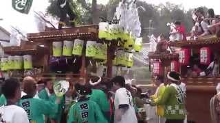 八尾市太田八幡宮秋祭り2014本宮宮入