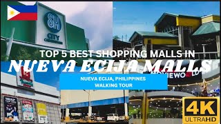 Top 5 BEST Shopping Malls in NUEVA ECIJA, Philippines 2025 | Cabanatuan \u0026 Gapan City Malls! [4K] 🇵🇭