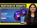 Responsive Website Using HTML, Tailwind CSS & JavaScript (step by step)