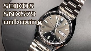 SEIKO5 SNXS79J1 unboxing!