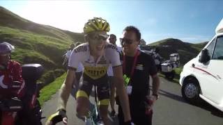 Gesink on the Col d'Aubisque