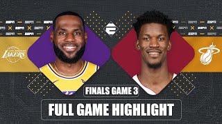 Los Angeles Lakers vs. Miami Heat [GAME 3 HIGHLIGHTS] | 2020 NBA Finals