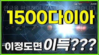 [리니지2M] 1500다이아 패키지로 이정도면 이득인가요?