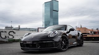 All Black Porsche 992 Turbo S Sport Design Package || Walkaround || Autowelt Schweiz AG