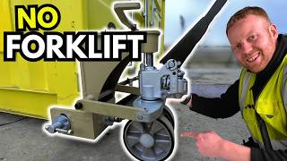 EASY Shipping Container Jack – Quick Way to Move a Shipping Container