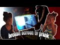 Broken Screen TV prank on friends😱 *crazy reactions*