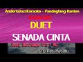 KARAOKE - SENADA CINTA - IWAN & MENHAZ