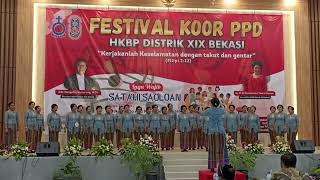 Festival PPD HKBP Distrik XIX- HKBP PERUMNAS 2 - Satahi Saoloan