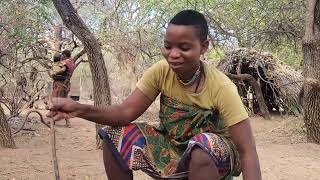 wild life Giant Guineafowl BBQ with the HADZABE TRIBE!