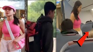 Shubman Gill traveling with Sara Ali Khan in flight | Shubman Gill and Sara Ali Khan dating