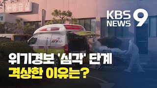 위기 경보 ‘심각’ 단계 격상…이유는? / KBS뉴스(News)