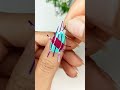 easy nailart design at home 🏡😱 shorts viralshort nailart easynailart viralnailart