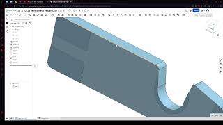 3D modeling a windshield wiper clip