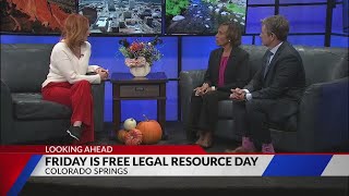 Judicial districts holding free legal resource days