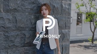 เสื้อสูททำงานผู้หญิงแต่งลายผ้าทอ - PRIMONLY