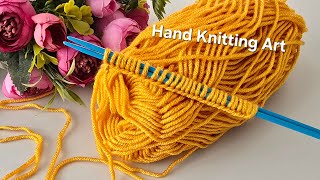 ✨A wonderful knitting pattern that is as elegant as lace. Knitting Tutorial 🌸