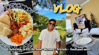 THE LAST VLOG || Christmas with the fam + Resort + friends + food and more #southafrica