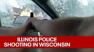 Illinois police shooting in Wisconsin, bodycam video released | FOX6 News Milwaukee