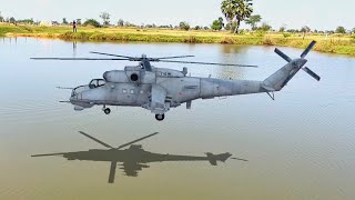 បើក Helicopter មើលវាលស្រែ និងអ្នកស្ទួចត្រី