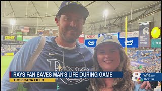 Fan’s life saved after his heart stops during Tampa Bay Rays game
