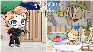 Night Routine as a Music Teacher 👩🏻‍🏫 | Avatar World | Pazu