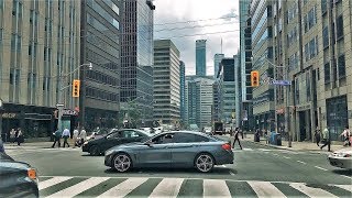 Driving Downtown - Toronto University 4K - Canada