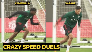 Willy Kambwala demonstrating his hard work to become Varane's successor | Man Utd News