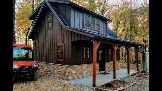 The Perfect 600 Square Foot Getaway Cabin  - Video Tour